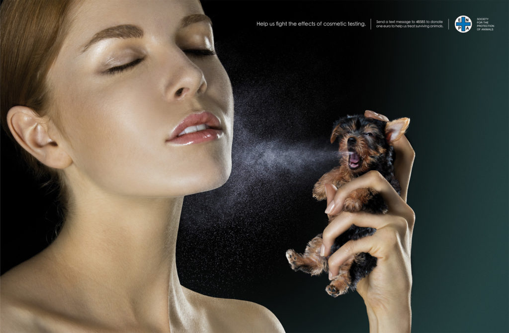 Advertisement by the SPCA.