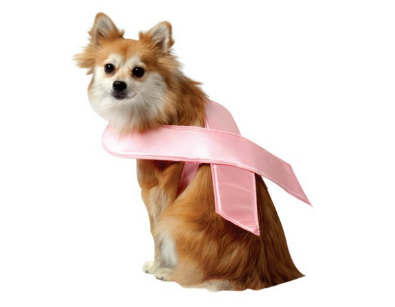 Breast Cancer Ribbons Dog Bandana - 4 designs - 5 sizes XS - XL