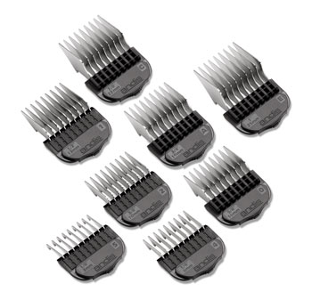 8 piece stainless steel comb set