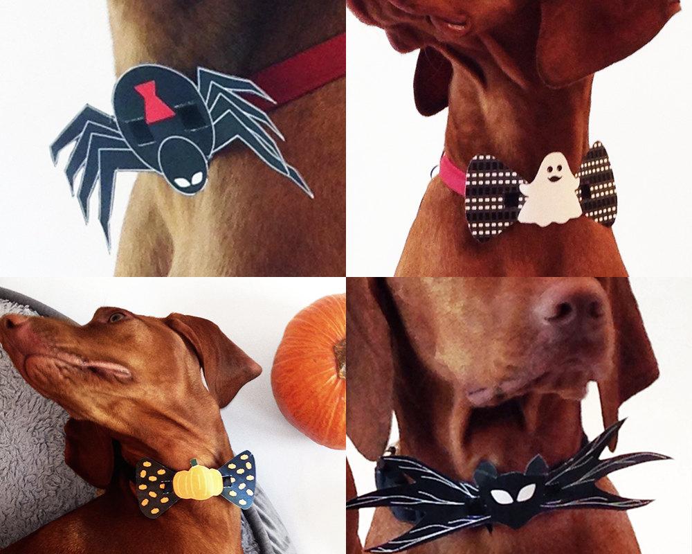 halloween dog bow tie