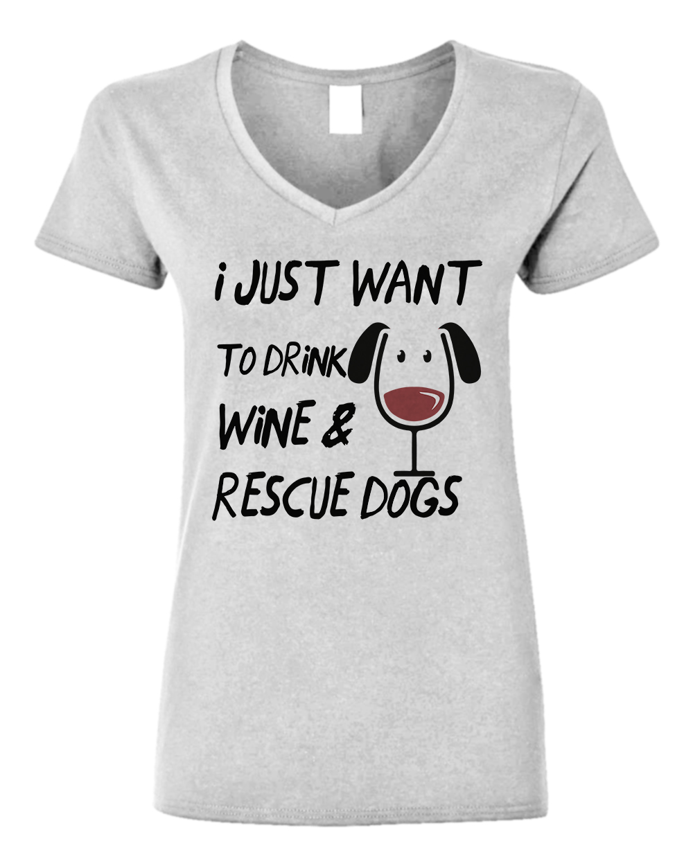 dogs and wine shirt