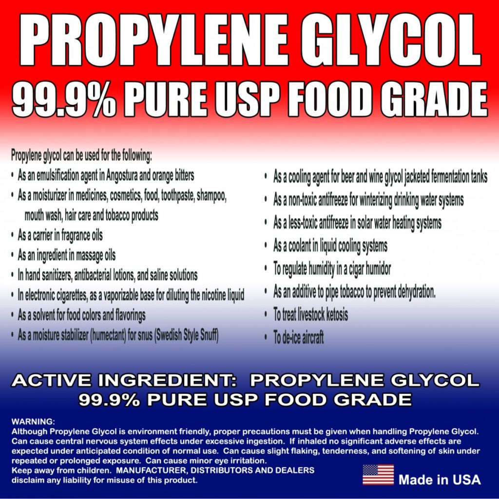 is propylene glycol safe for dogs