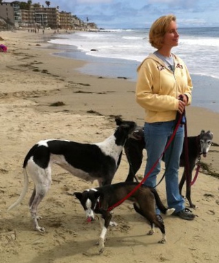 Tasha and her hounds. Image source: Tasha Miner