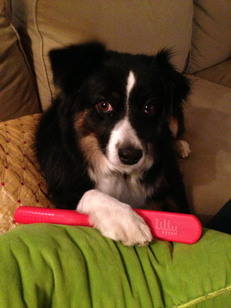 Lilly with her namesake product. Image source: Elsie Hamilton 