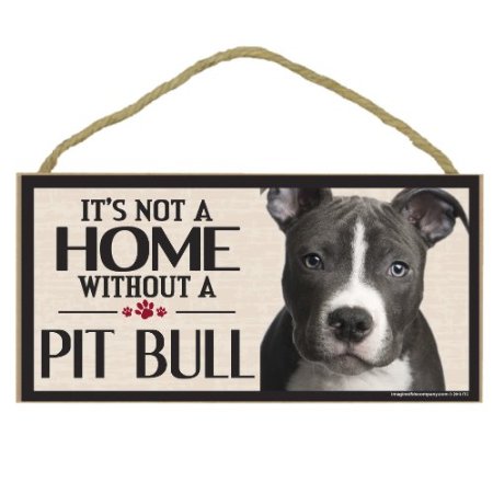 pit bull sign