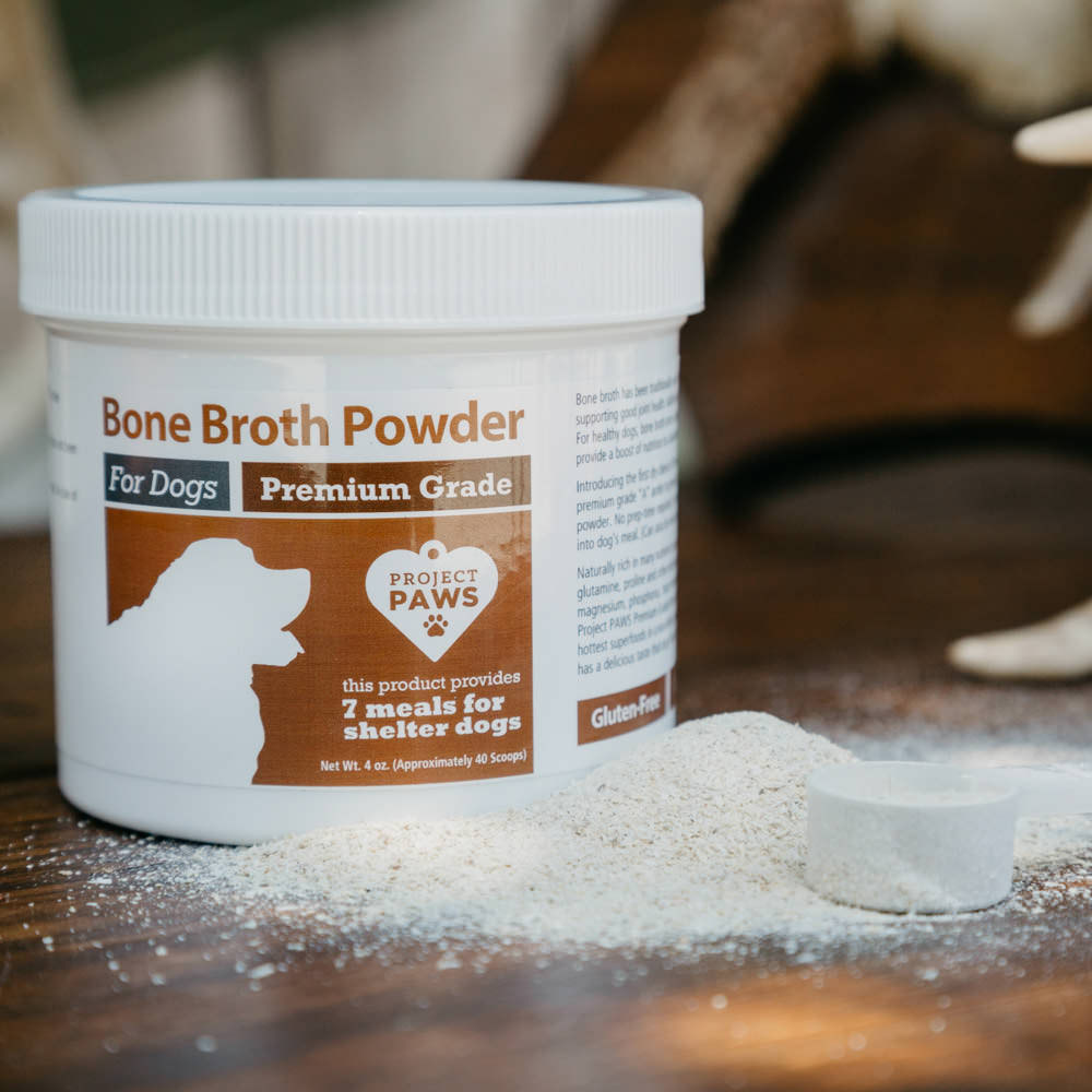 Bone Broth for Dogs - Project Paws™ Premium Grade Bone Broth Powder