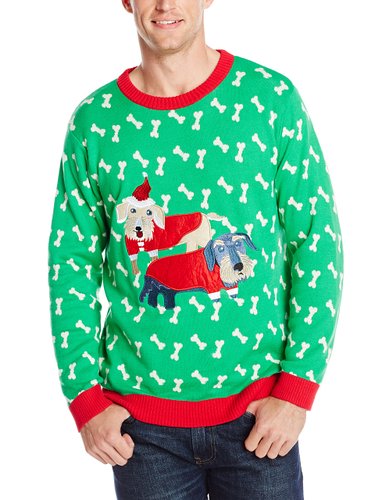 dog themed christmas sweater