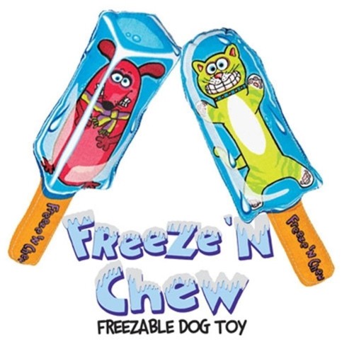 Dog that like cool, hard objects (ice cubes, for example) will be more interested in toys like this, that can be frozen. Image source: Amazon.com