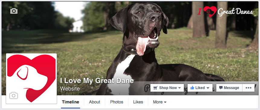 I Love My Great Dane FB