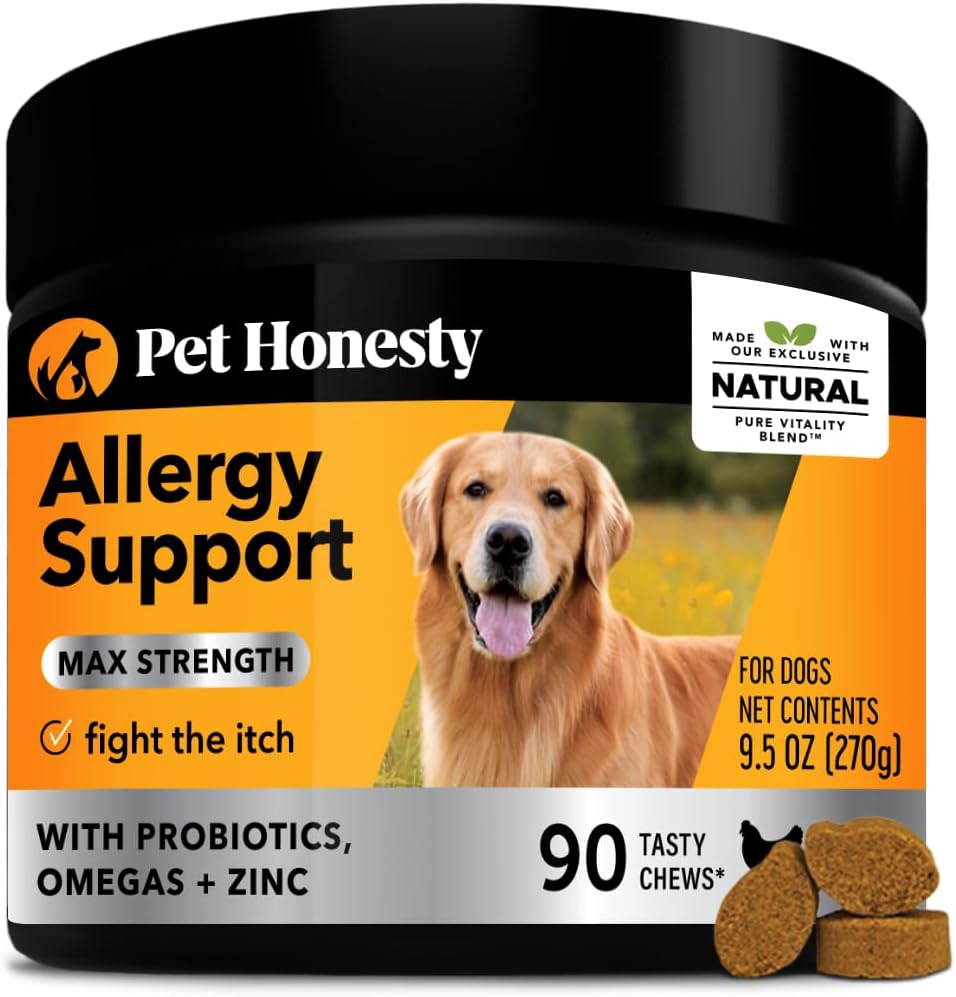 PetHonesty Dog Allergy Relief Chews Max Strength