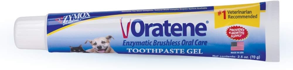 Oratene Brushless Toothpaste Gel for Dogs and Cats