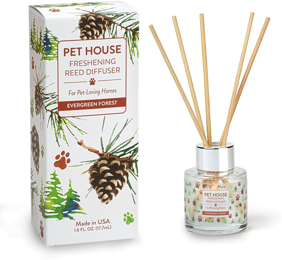 One Fur All, Pet House Reed Diffuser (Evergreen Forest)