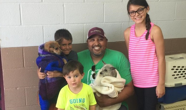 Family Reunites With Dog After 7 Years, Then Adopt The Stray He Befriended