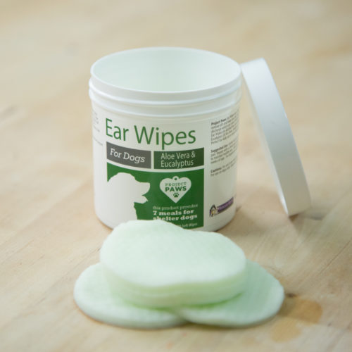 Project Paws® Ear Wipes For Dogs With Aloe Vera & Eucalyptus