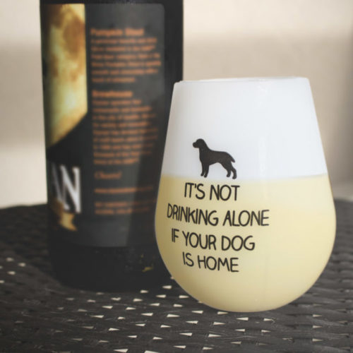 Shatterproof It's Not Drinking Alone Silicone Wine Cups (Set of 2)