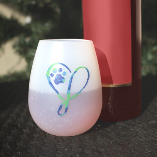 Shatterproof Elegant Heart Silicone Wine Cups (Set of 2)