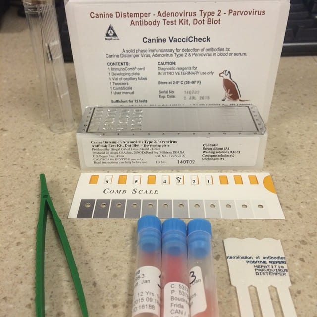 Canine Distemper Vaccine Titer Kit