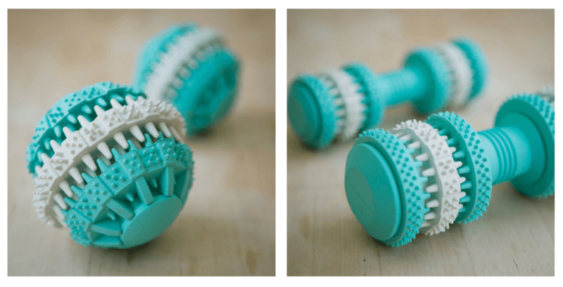 Fresh Mint Scented Brushing Ball and Brushing Bone by Project Play™