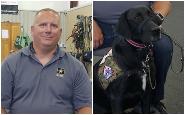 Veteran Overcomes Challenges With His Service Dog By His Side