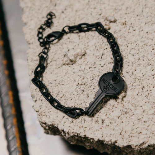 Second Chance Movement™ Matte Black Key Bracelet - The Key To Giving Shelter Pets a Second Chance At Life