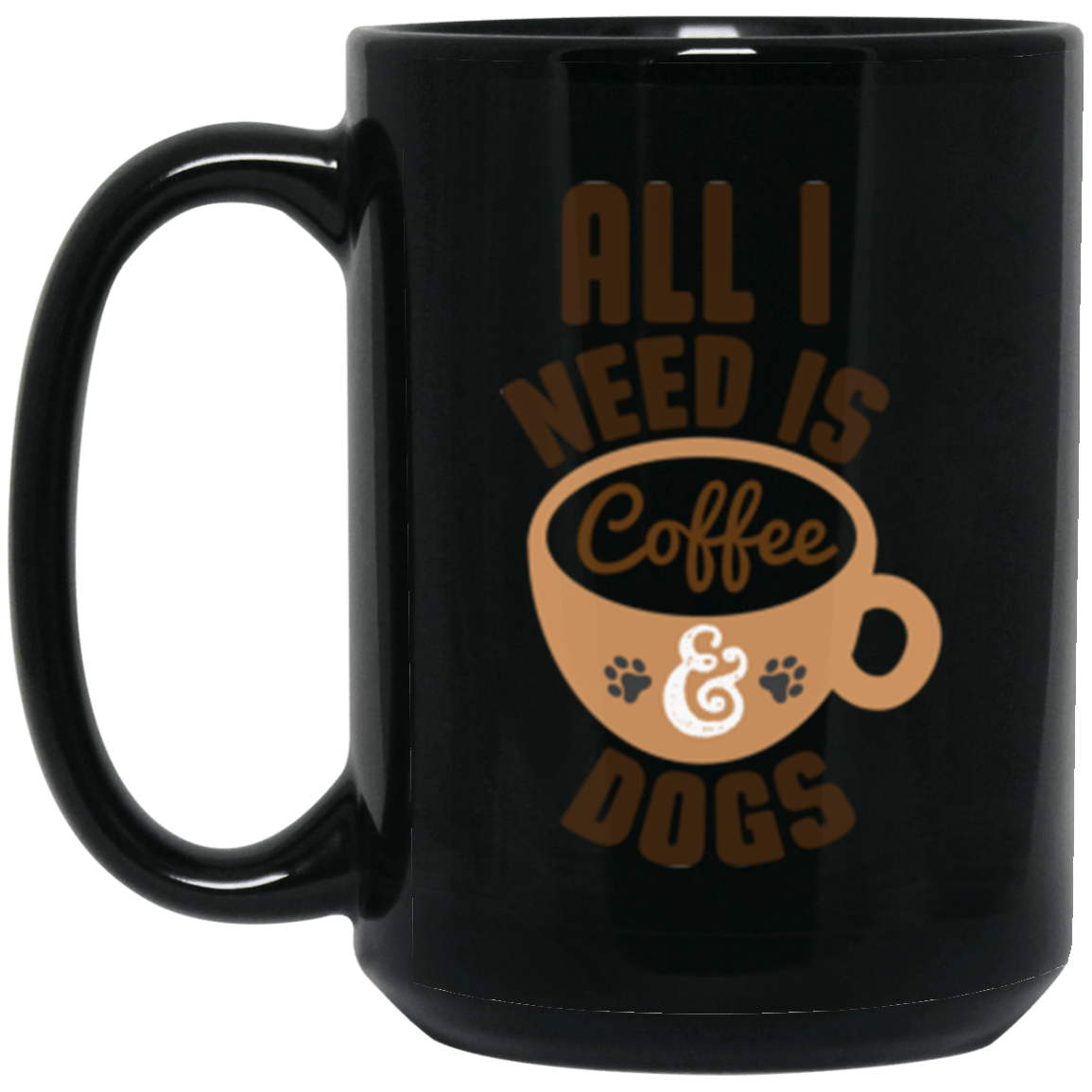 Download All I Need Is Coffee & Dogs 15 oz. Mug - iHeartDogs.com
