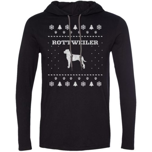 rottweiler christmas t shirt