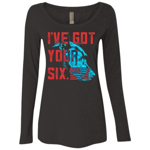 Got Your Six Fitted Scoop Neck Long Sleeve