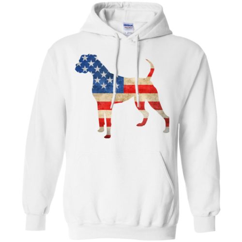 Vintage Boxer USA Pullover Hoodie White