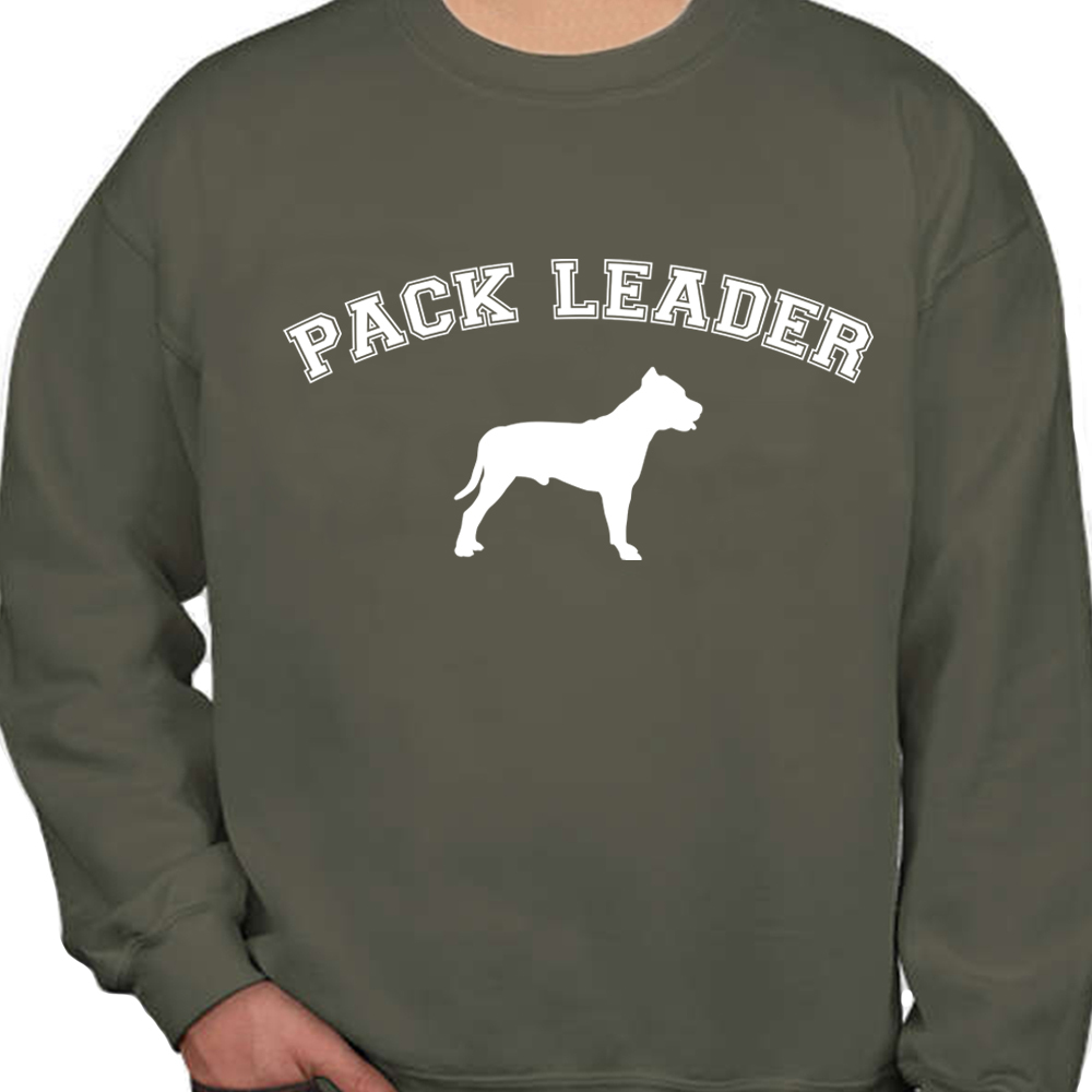 iHeartDogs Pack Leader Sweatshirt Military Green