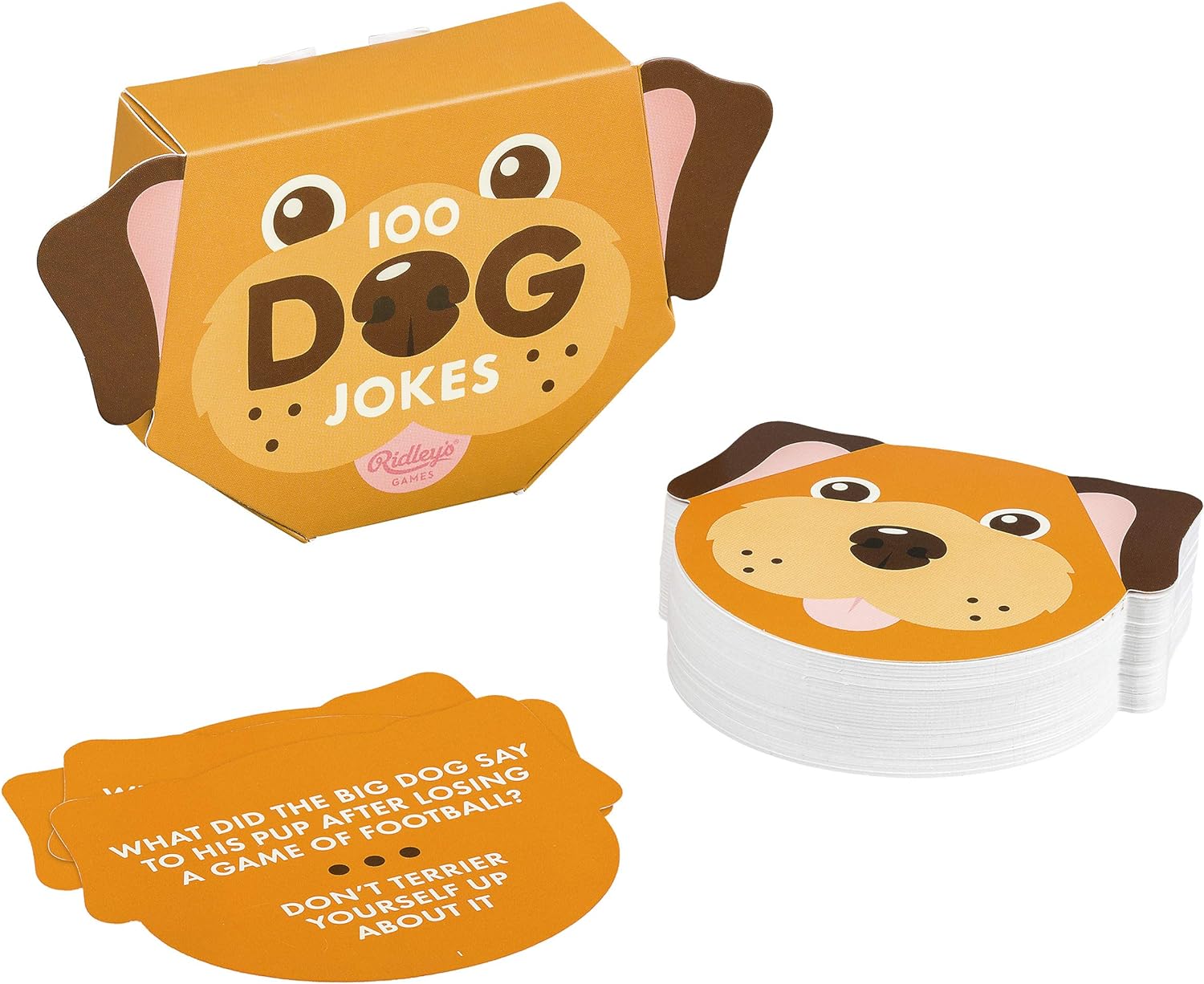 Ridley’s Dog Joke Cards – Includes 100 Jokes for Kids and Adults