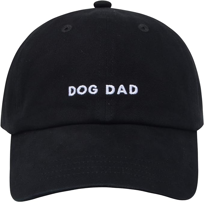 Hatphile 6 Panel Soft Embroidery Dog Dad Hat