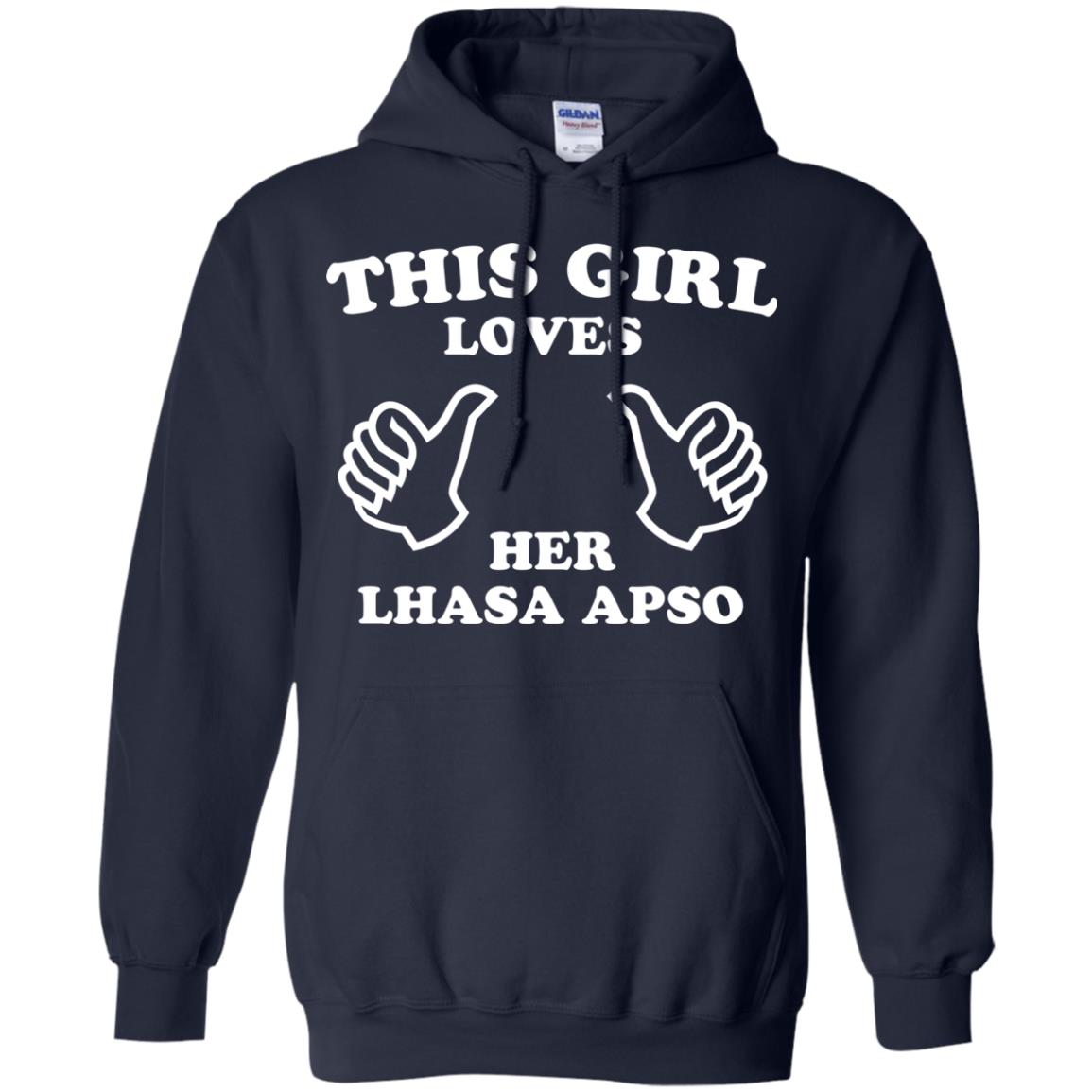 This Girl Loves Her Lhasa Apso Pullover Hoodie