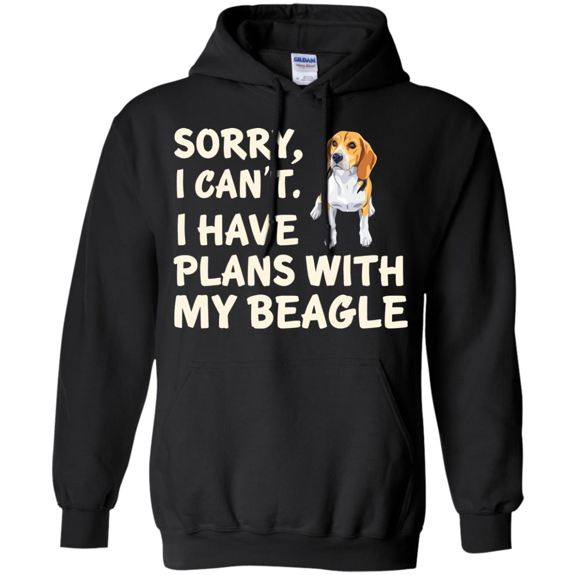I Have Plans Beagle Pullover Hoodie