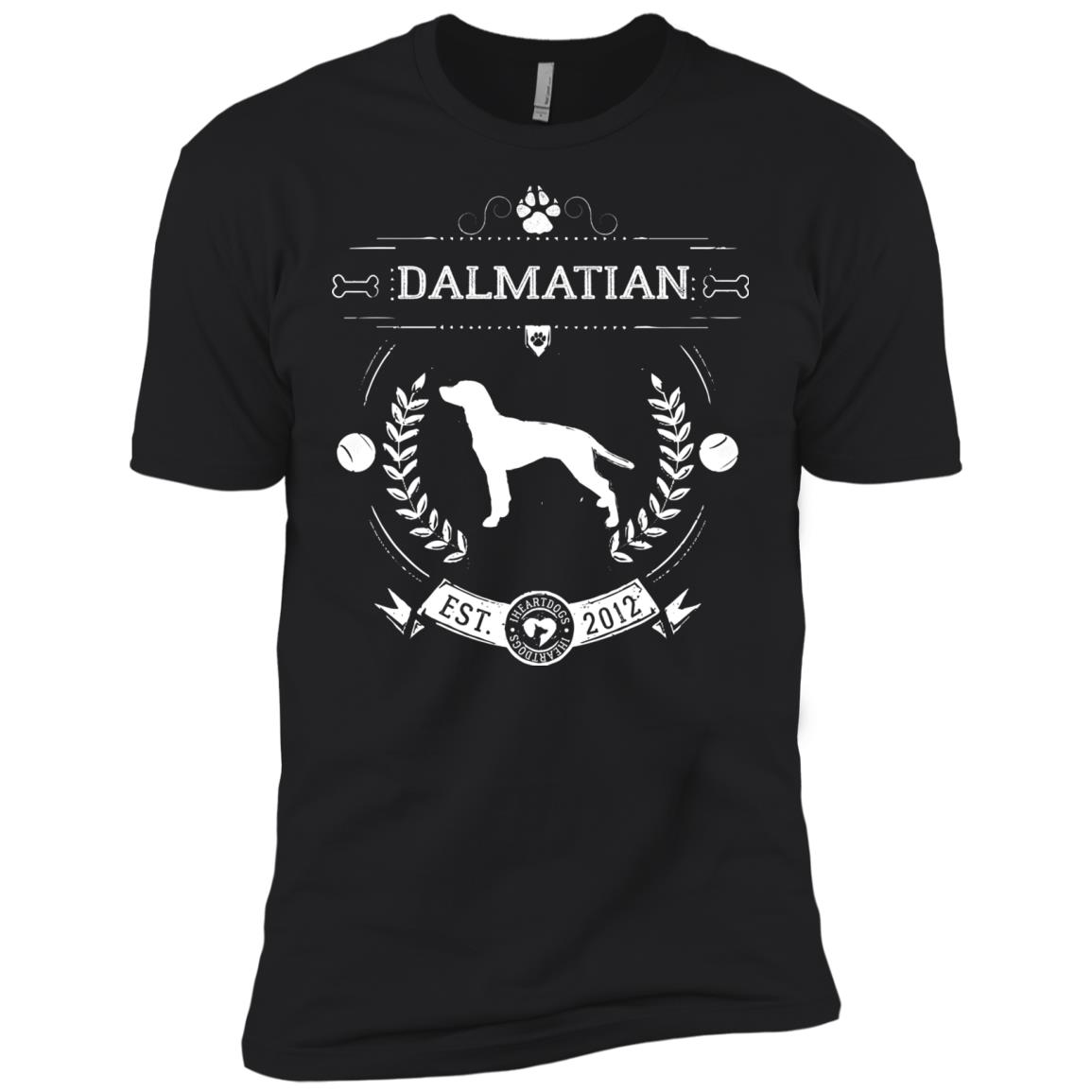 Varsity Dalmatian Premium Tee Black