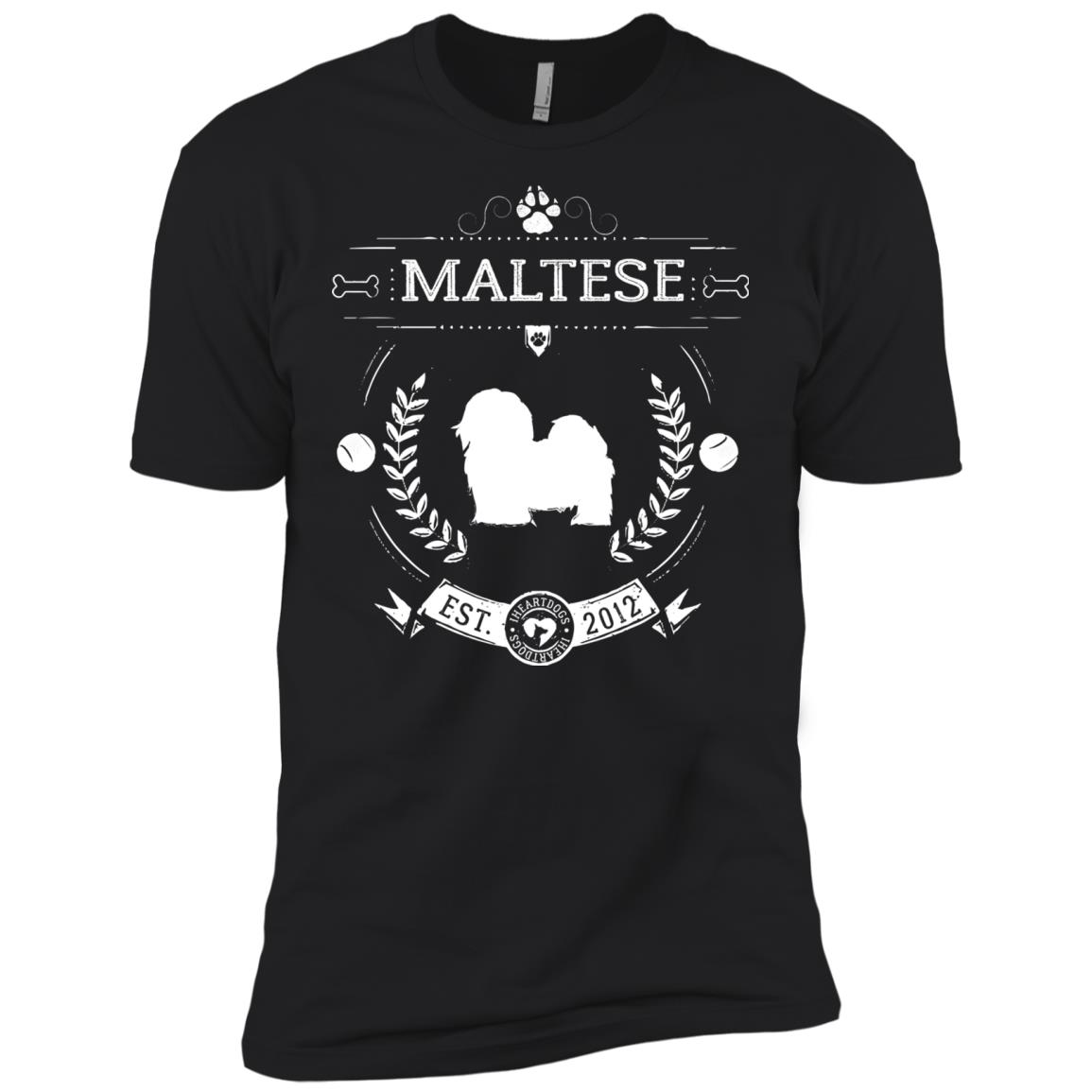 Varsity Maltese Premium Tee Black
