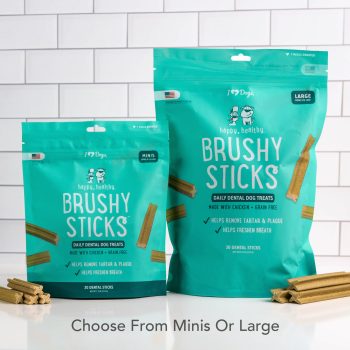 iHeartDogs Brushy Sticks Dental Treats