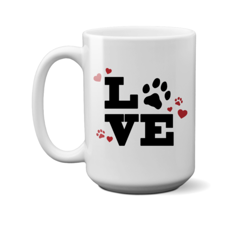 Wiggle Butt 15 oz. White Mug