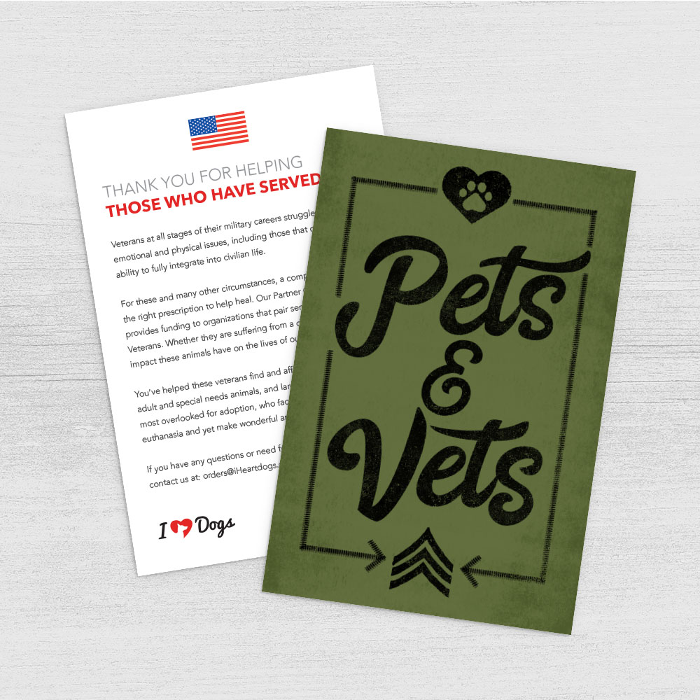 Pets & Vets Program Card Digital Download – Print Instantly!