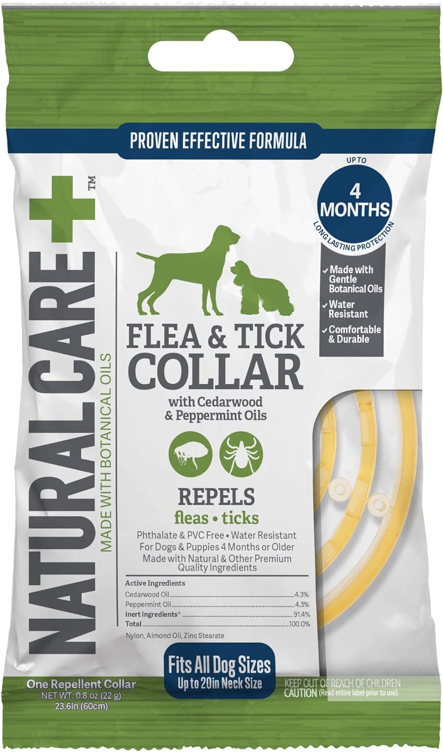 Natural Care Repellent Flea & Tick Collar for Dogs & Puppies