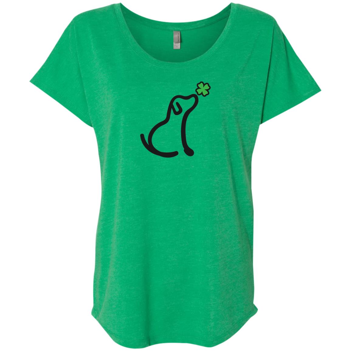 Image of Limited Edition St. Patrick's I Really Love This Dog Slouchy Tee Green