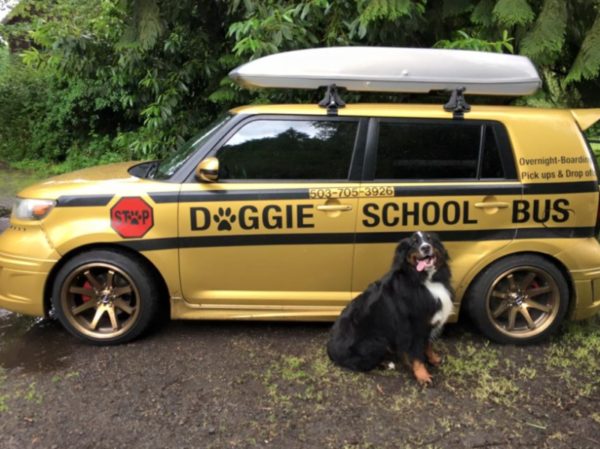 The original Doggie School Bus. 