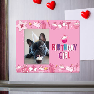Birthday Girl Picture Frame Magnet – Super Deal $.09  ( Limited 1 Per Customer)