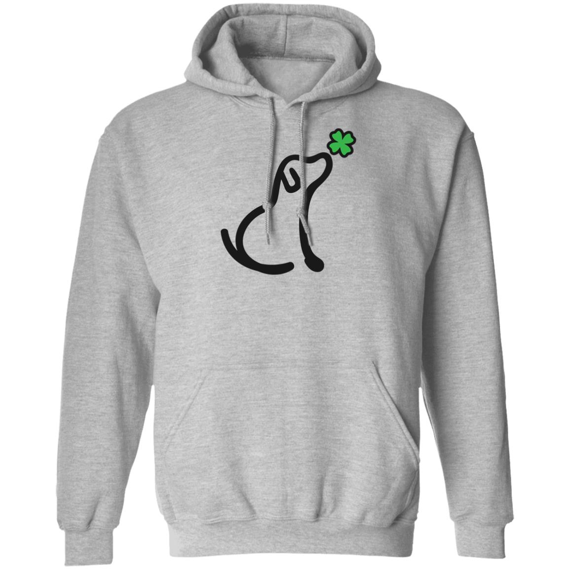 Image of Limited Edition St. Patrick’s I Really Love This Dog Hoodie Heather Grey