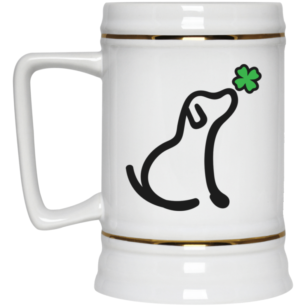 Limited Edition St. Patrick's I Really Love This Lucky Dog 22oz. Beer Stein