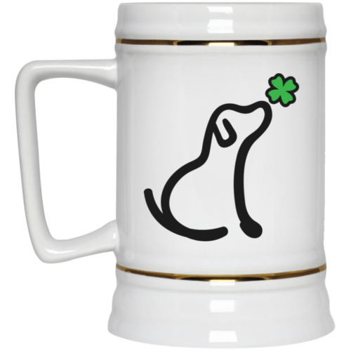 Limited Edition St. Patrick's I Really Love This Lucky Dog 22oz. Beer Stein