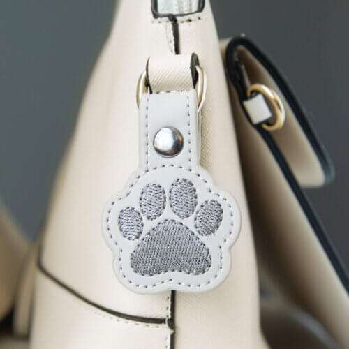 Perfect Paw Faux Leather Keychain & Purse Accessory - Deal 55% Off