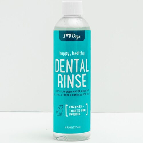 iHeartDogs Mint-Flavored Dental Rinse For Plaque & Tartar Control (8 oz)