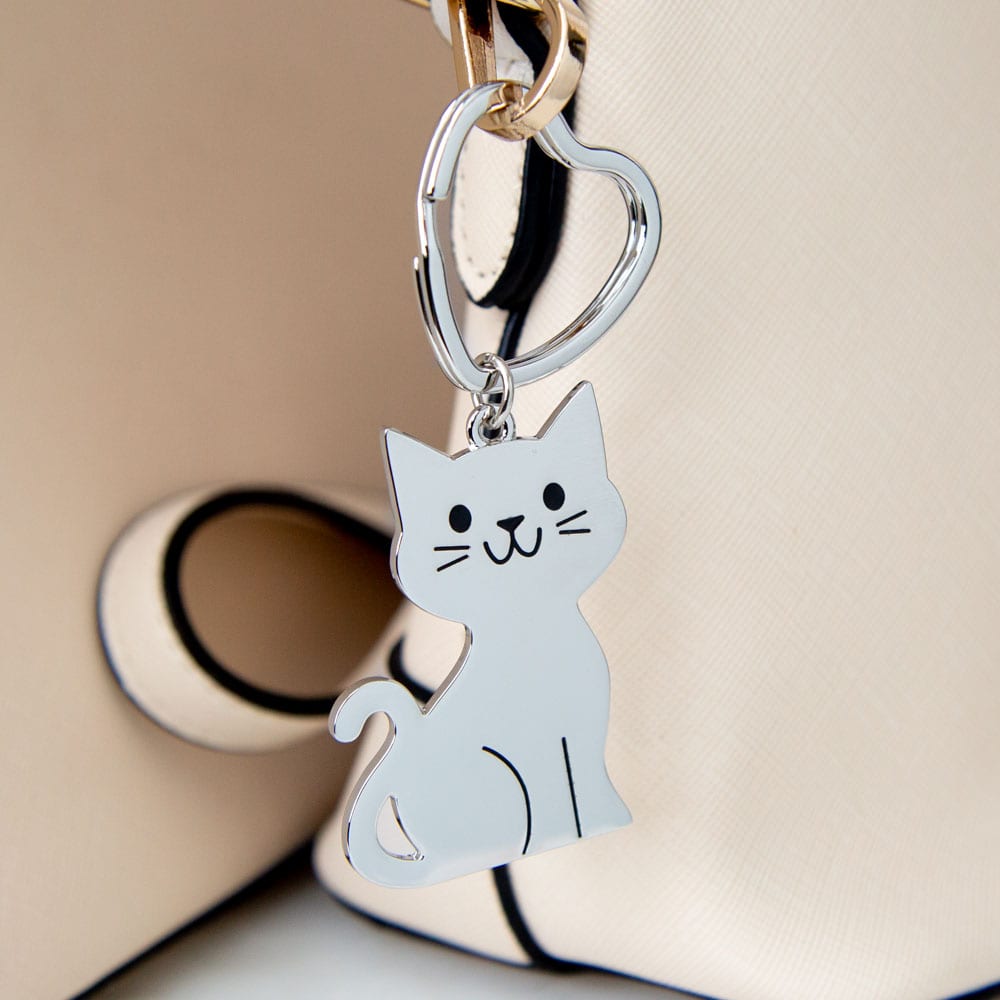 New Black Semk Luft Kat Cat Key Chain Cute Key Ring Bag Ornament Gift idea DT 