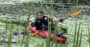 Man in Kayak Rescued Dog