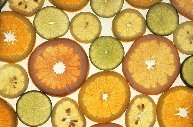 lemon, lime. orange, and grapefruit slices can cause upset stomach in dogs.